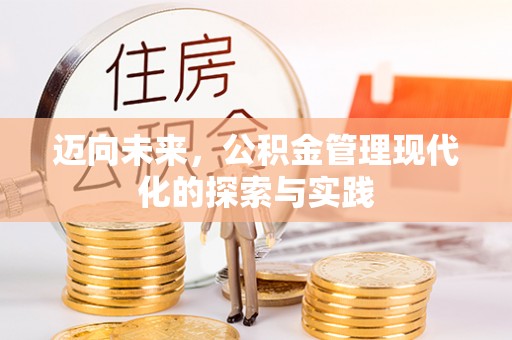 涉县迈向未来，公积金管理现代化的探索与实践