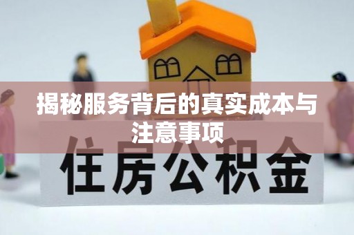 涉县揭秘服务背后的真实成本与注意事项