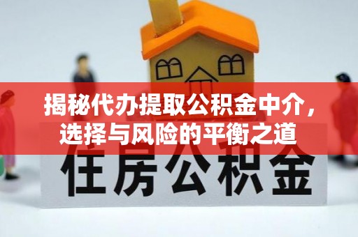涉县揭秘代办提取公积金中介，选择与风险的平衡之道